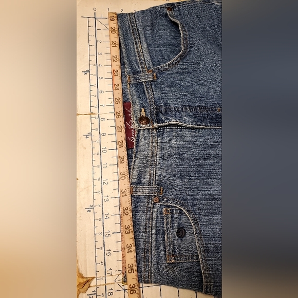 Gloria Vanderbilt Blue Swan Logo Jeans Womens Plus Size US 14 - Picture 5 of 12